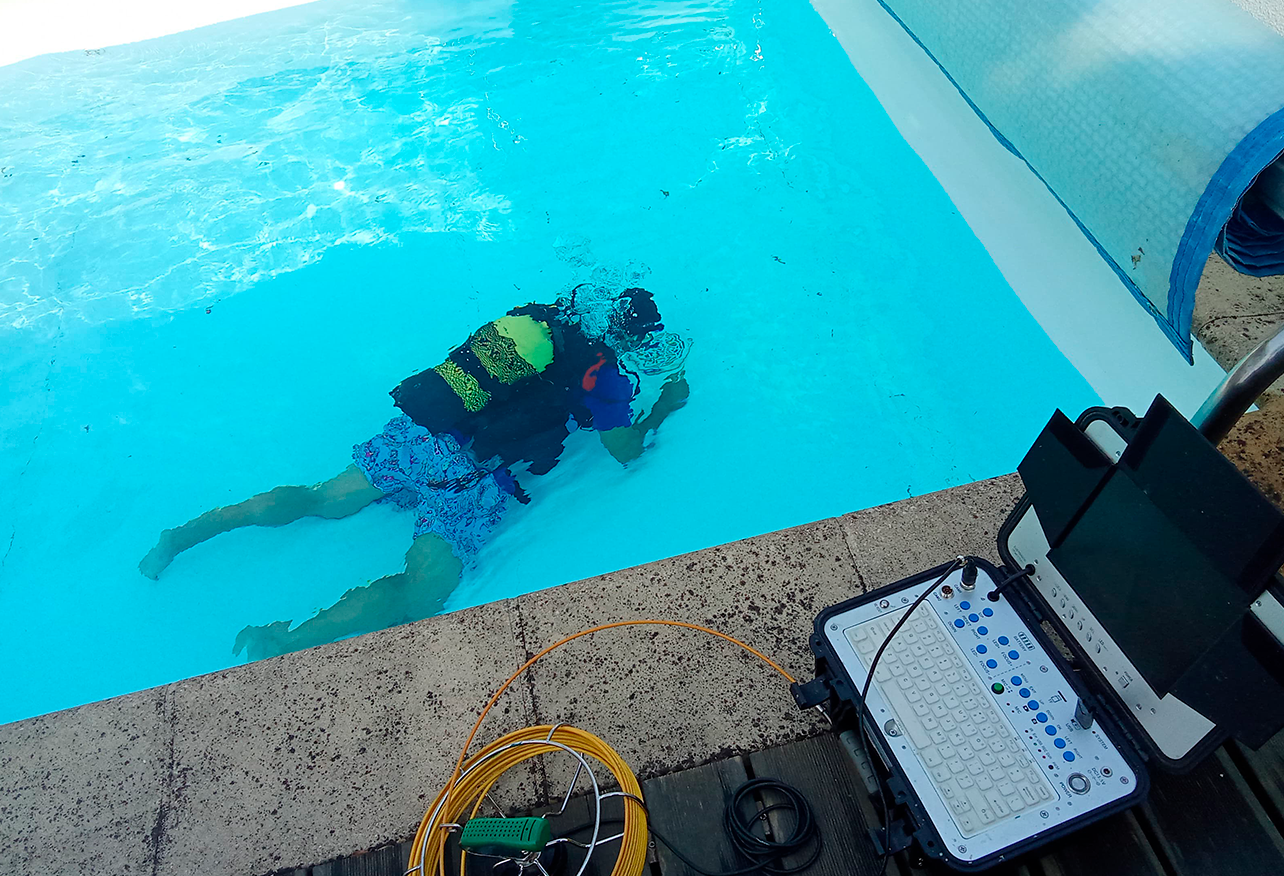 Deteção de fuga em piscinas